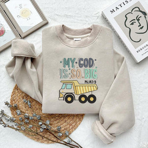 My God Is So Big Embroidery Pattern PES DST JEF - ThredViora