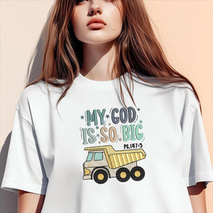 My God Is So Big Embroidery Pattern PES DST JEF - ThredViora