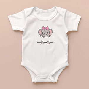 Elephant Embroidery Design Name Frame Safari Animal