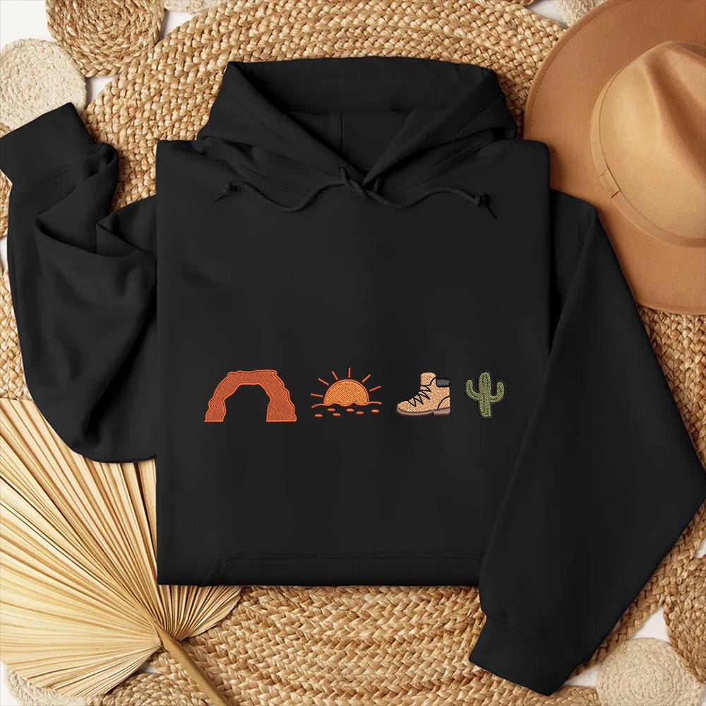 Arches Utah Embroidery Design National Park Digital File