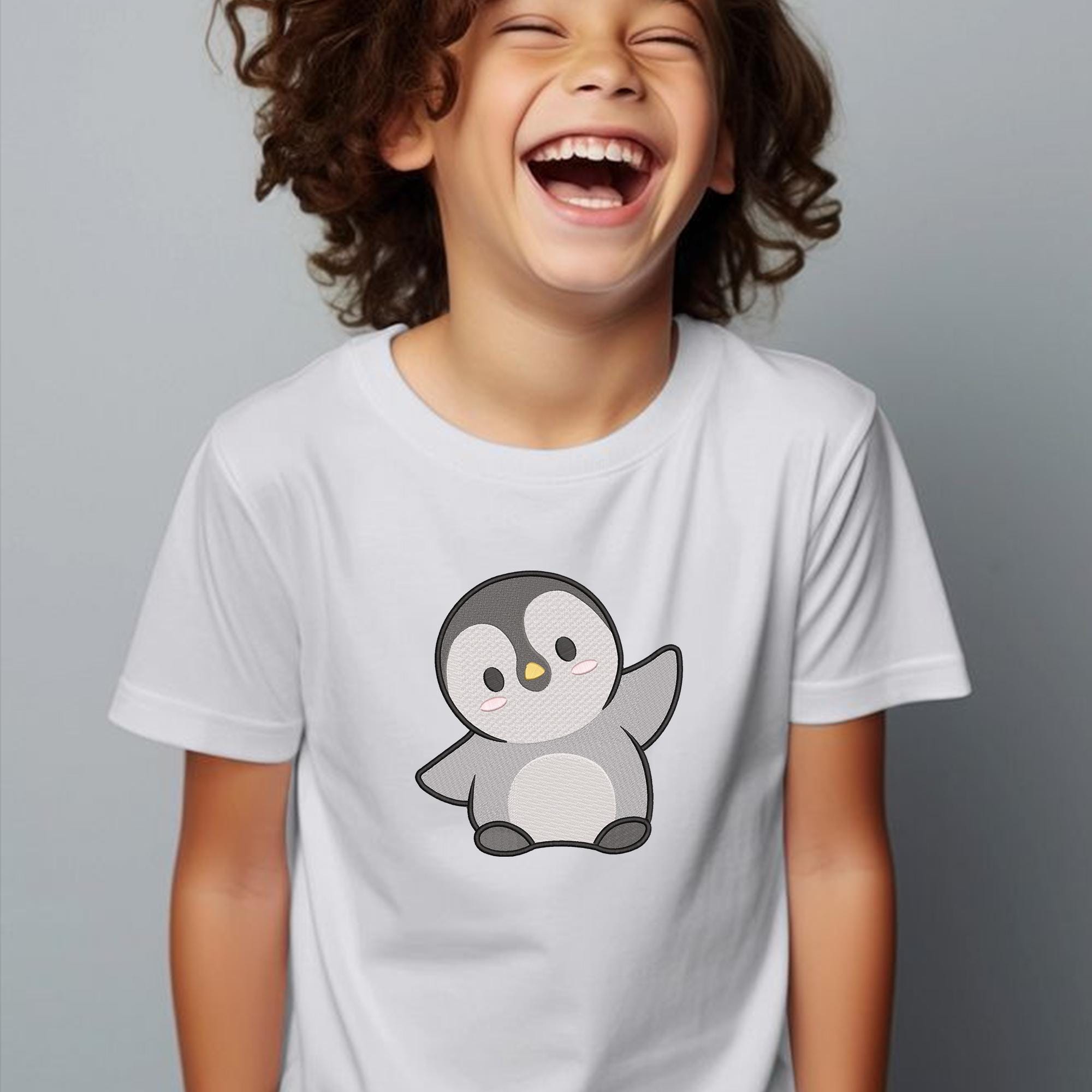 Penguin Embroidery Design Safari Zoo Forest Kid