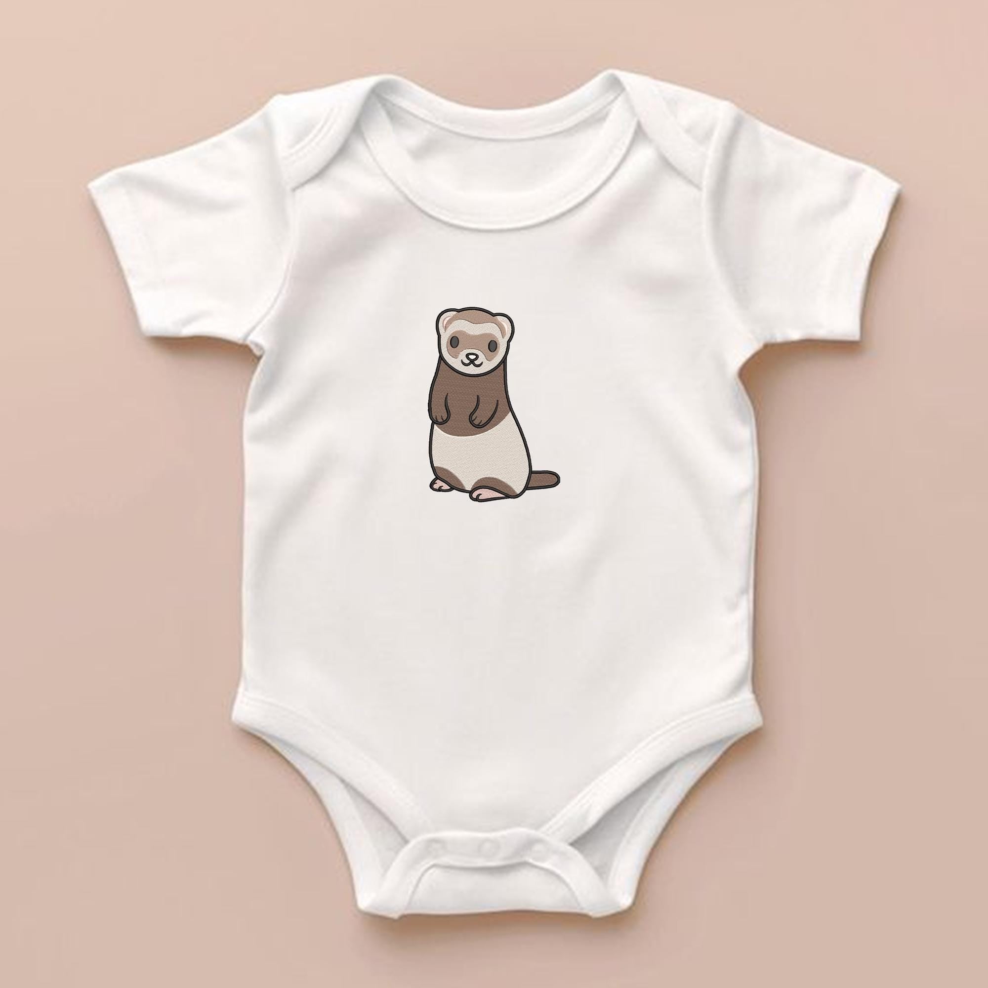 Weasel Embroidery Design Safari Zoo Forest Kid