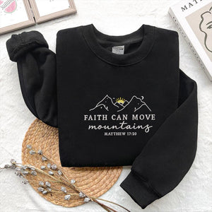 Faith Moves Mountains Embroidery Pattern PES DST JEF VP3 - ThredViora