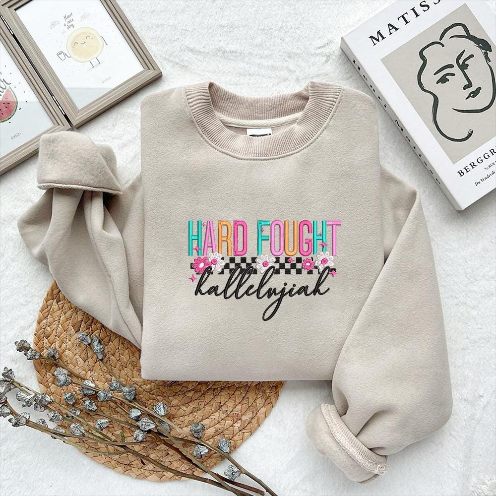 Hallelujah Embroidery Design - Christian Pattern PES DST JEF - ThredViora