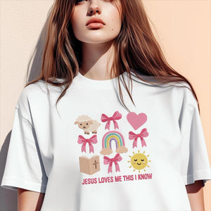 Jesus Loves Me Embroidery Design - PES DST JEF EXP VP3 - ThredViora