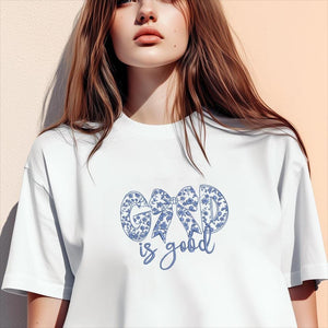 God Is Good Embroidery Pattern PES DST JEF Instant Download - ThredViora