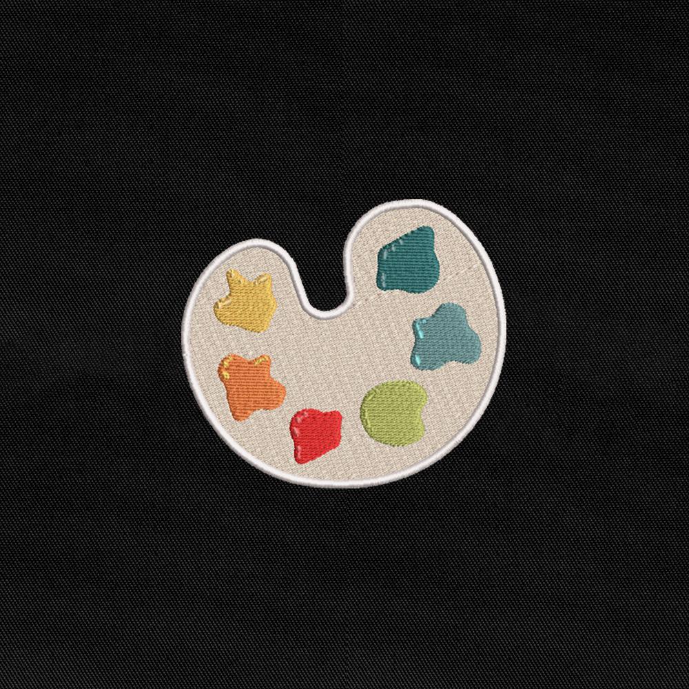 Paint Palette Embroidery Design PES DST EXP VP3 JEF