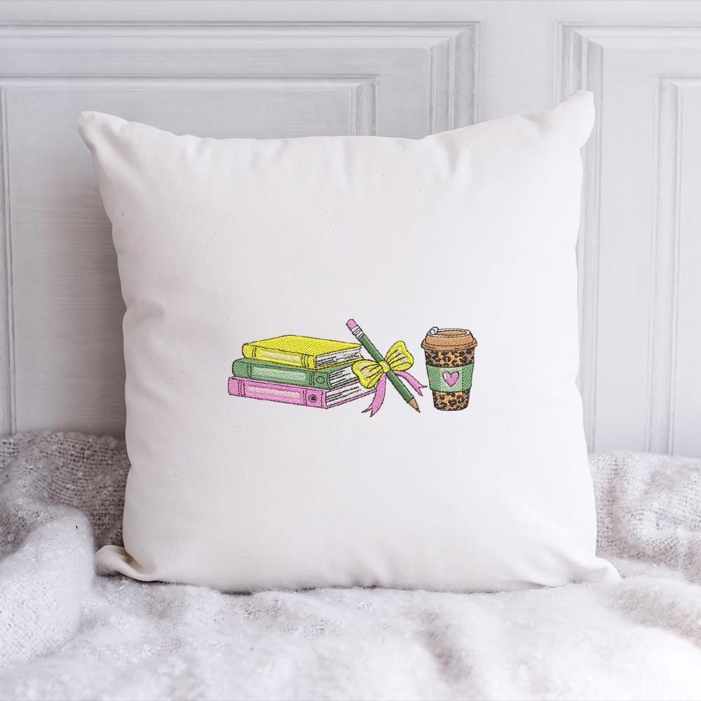 Teacher Life Embroidery Design PES DST Girl