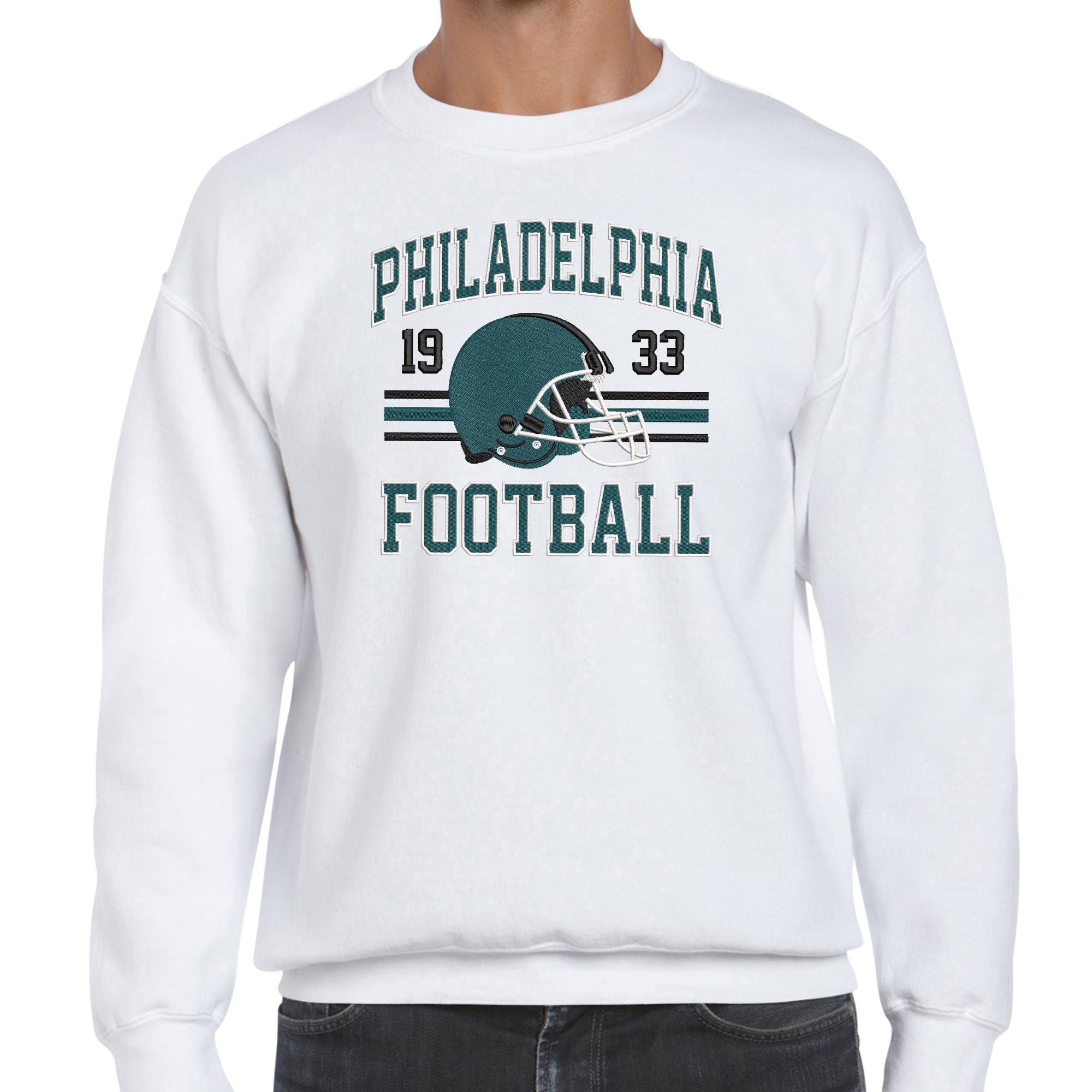 Philadelphia Football Embroidery Design Helmet Sports Logo