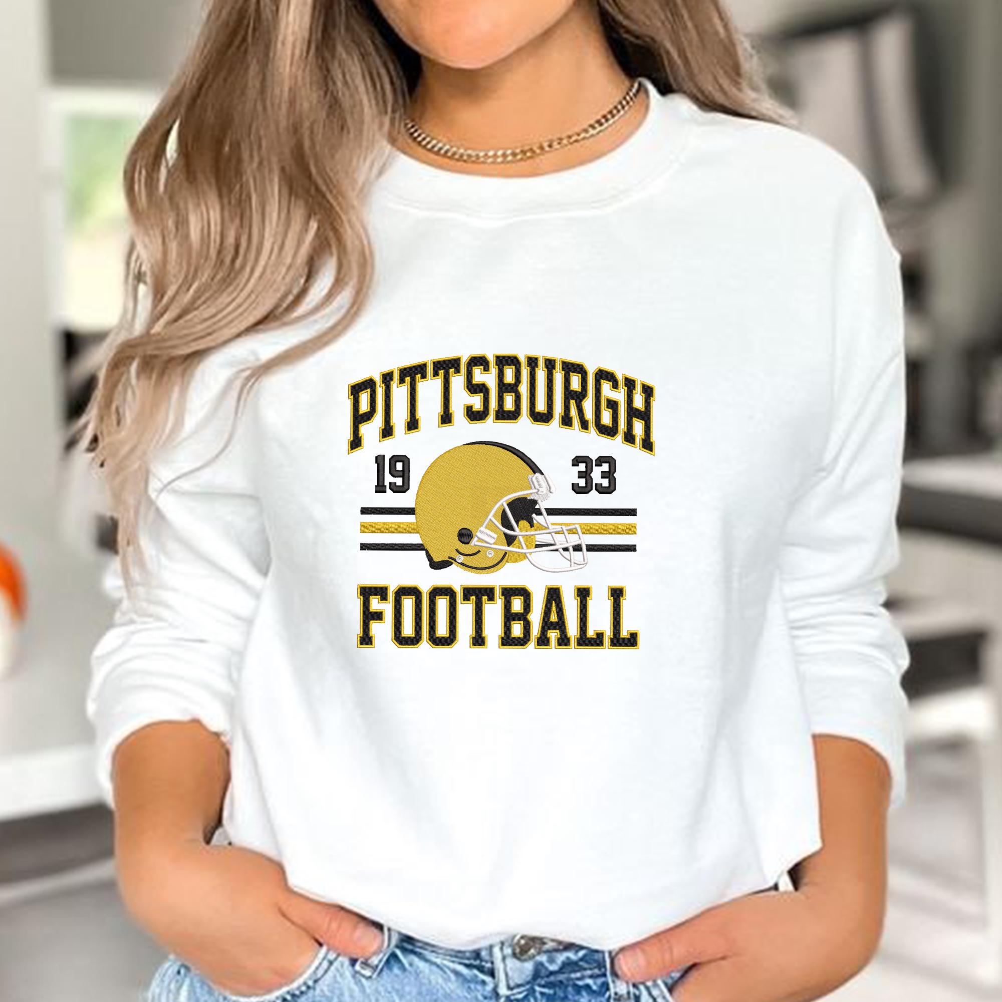 Pittsburgh Football Embroidery Design Helmet Sports Logo