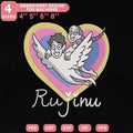 Angel Warrior Girl Embroidery Pattern Design