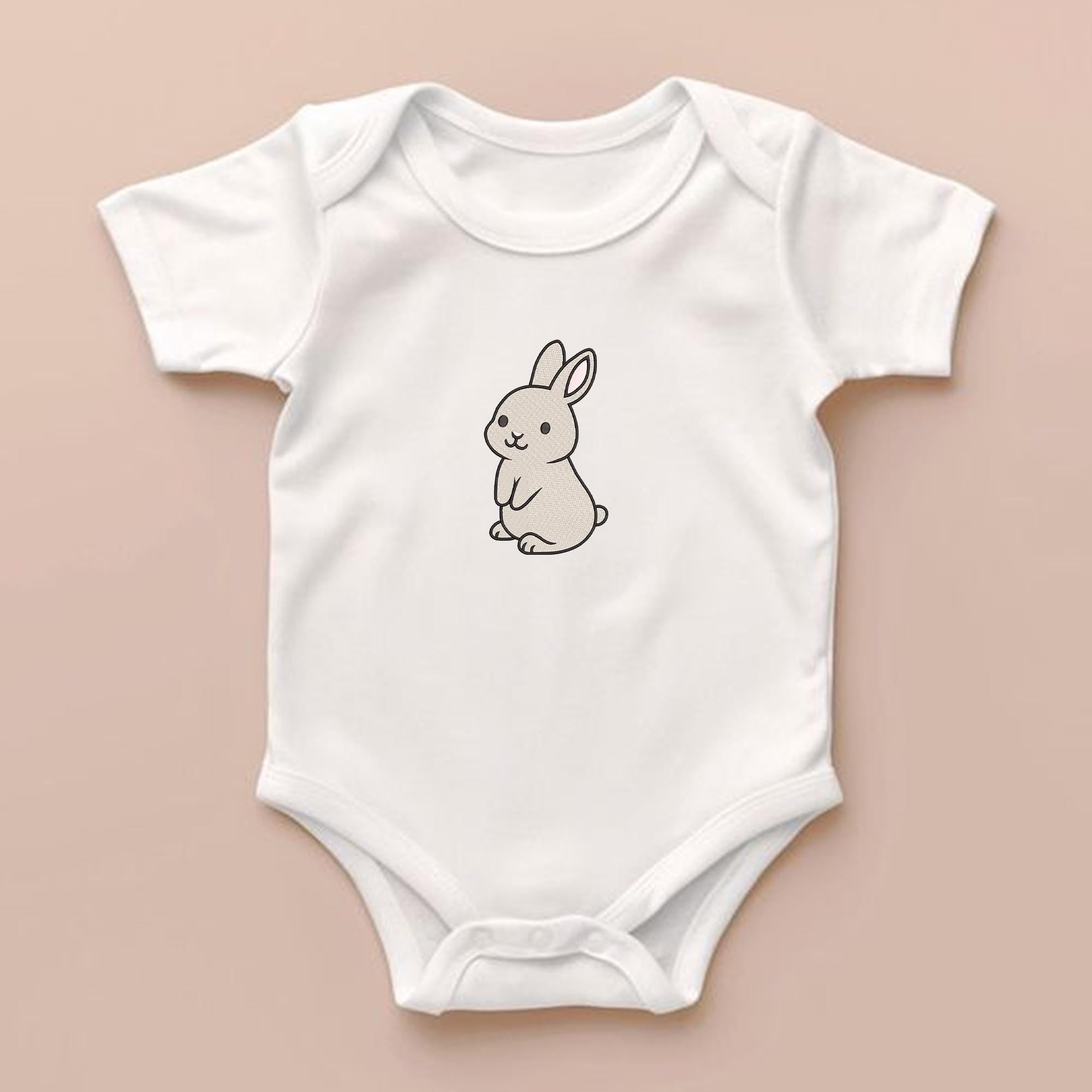 Rabbit Embroidery Design Farm Animal Zoo Forest Kid