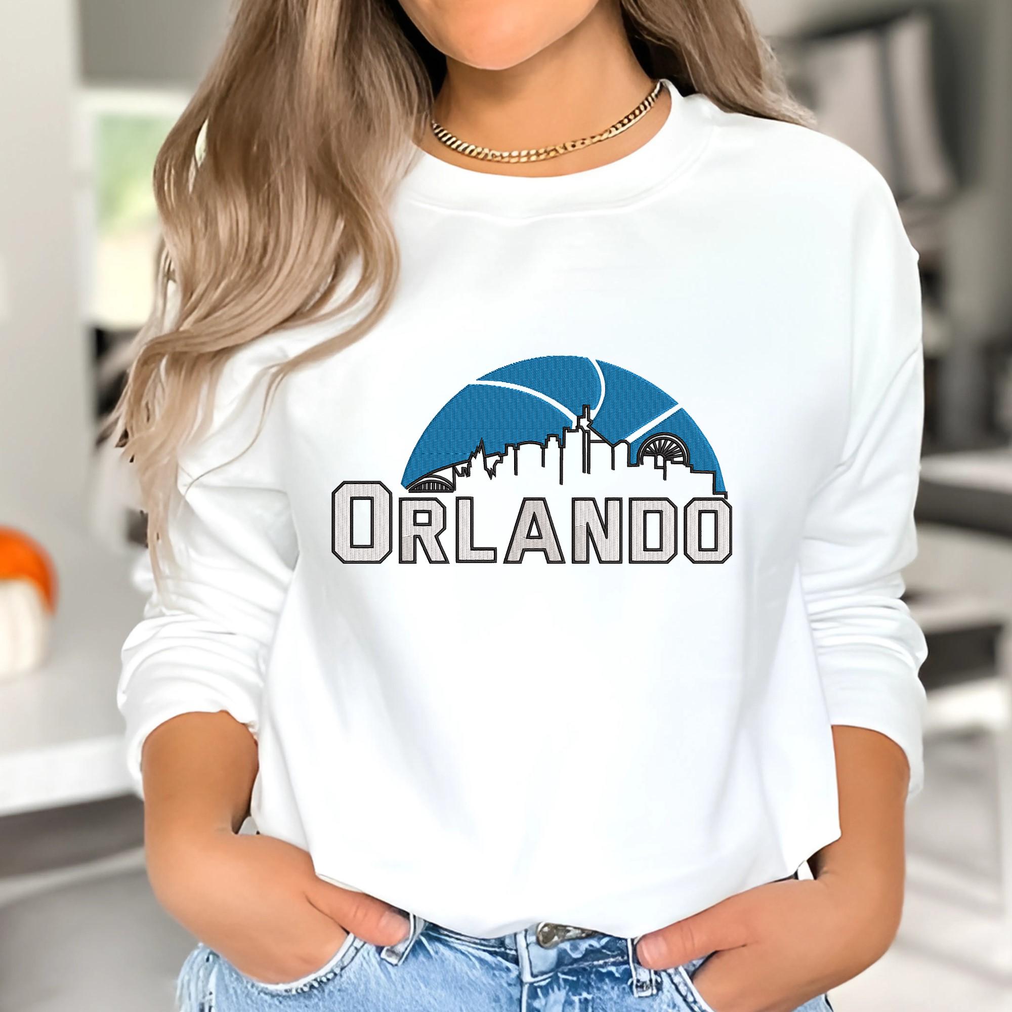 Orlando Basketball Embroidery Design Team File