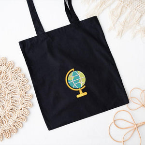 World Globe Embroidery Design Pattern PES DST JEF