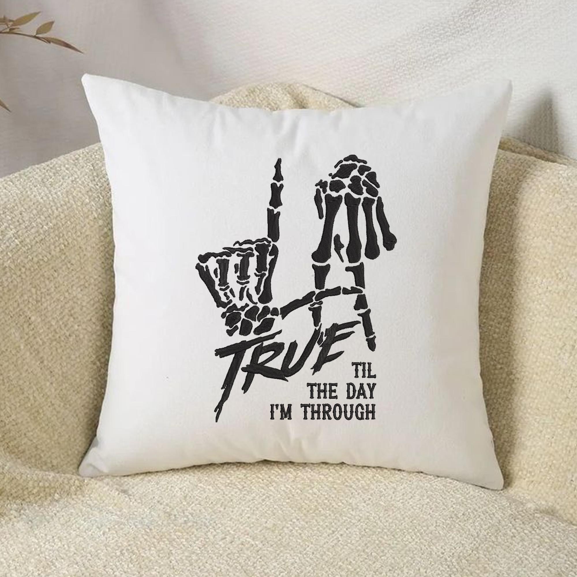 Los Angeles Baseball Embroidery Design Skull Sports