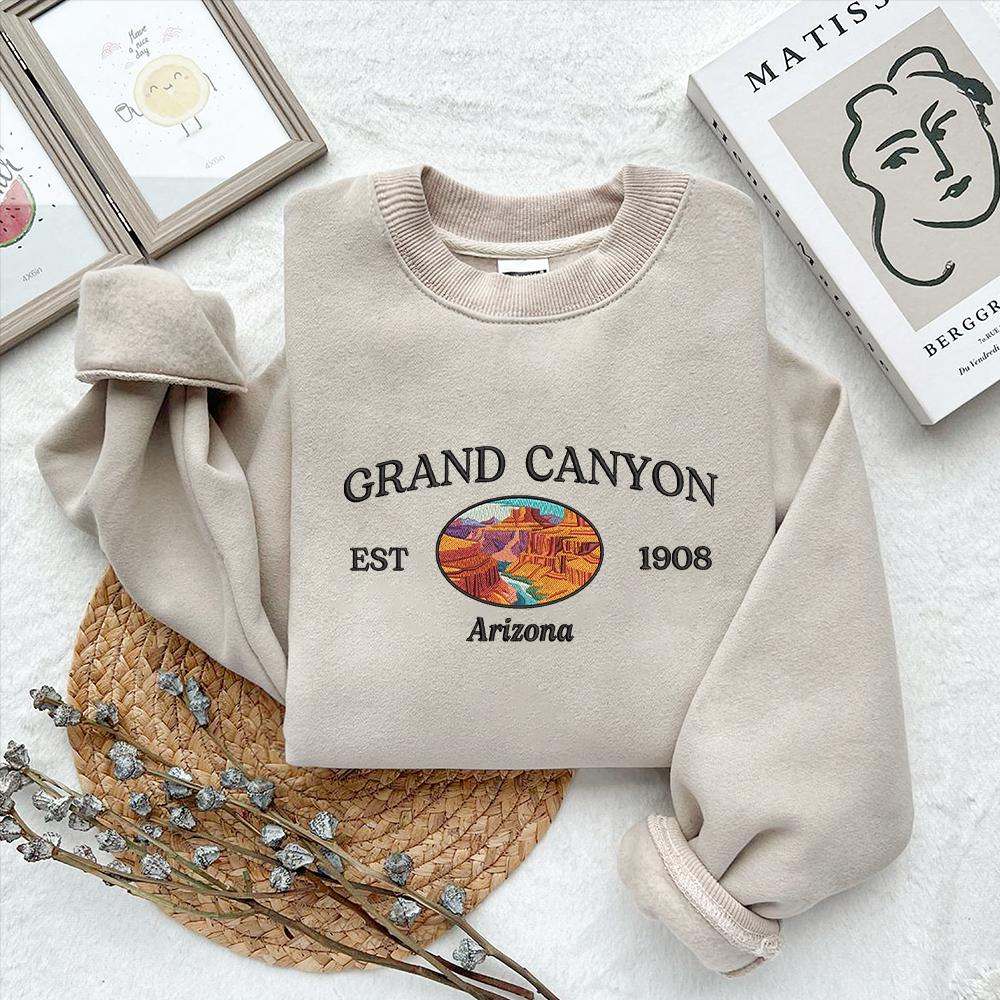 Grand Canyon Arizona Embroidery Design National Park
