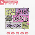 Faith Embroidery Design - PES DST EXP JEF VP3 Files - ThredViora