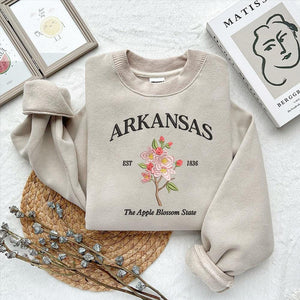 Arkansas Apple Blossom Embroidery Design File