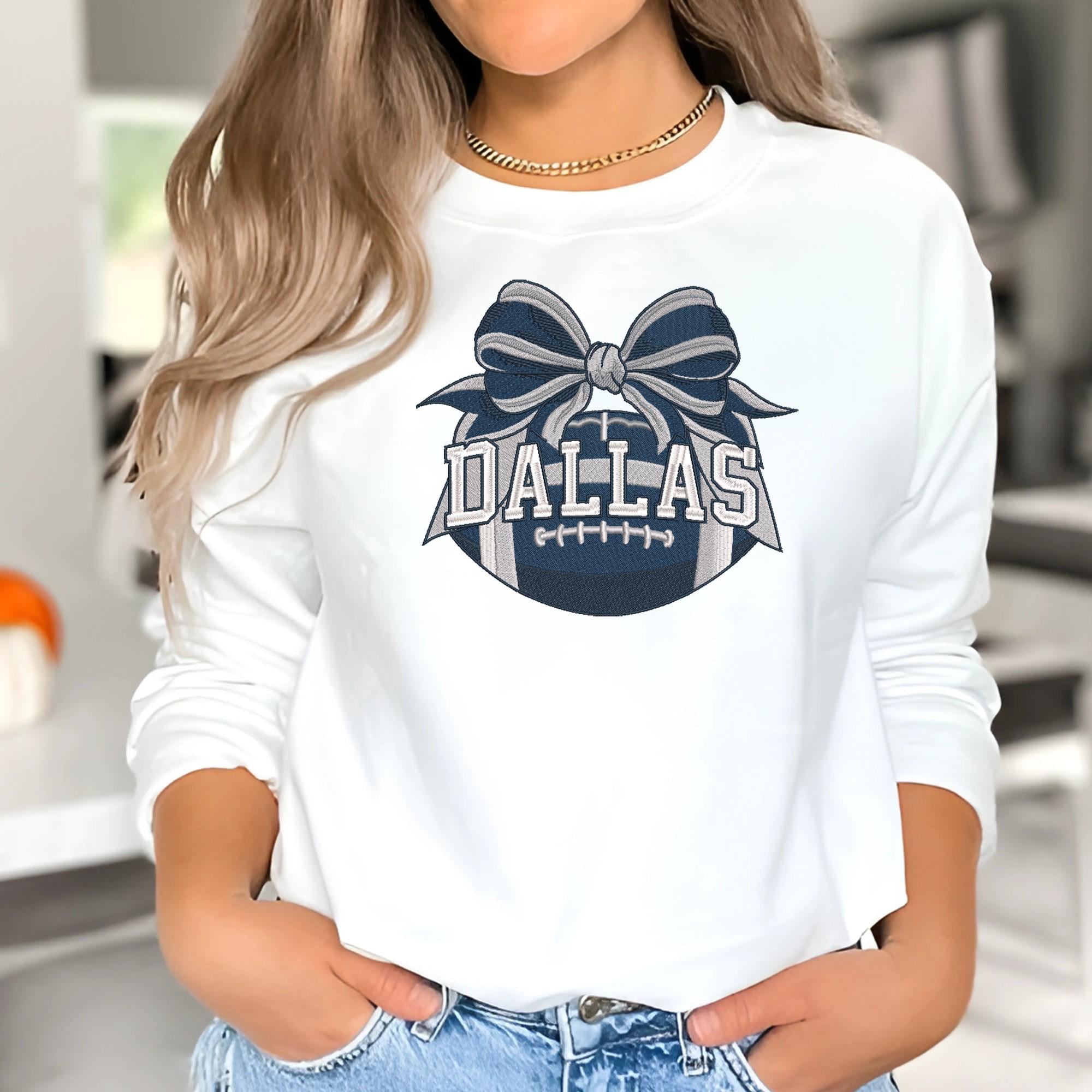 Dallas Football Embroidery Design Sports Logo Machine File