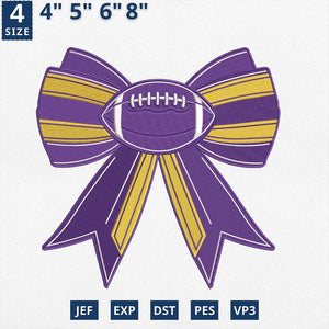 Minnesota Football Embroidery Design Machine File Game Day