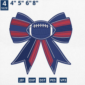 New York Football Embroidery Design Machine File Download