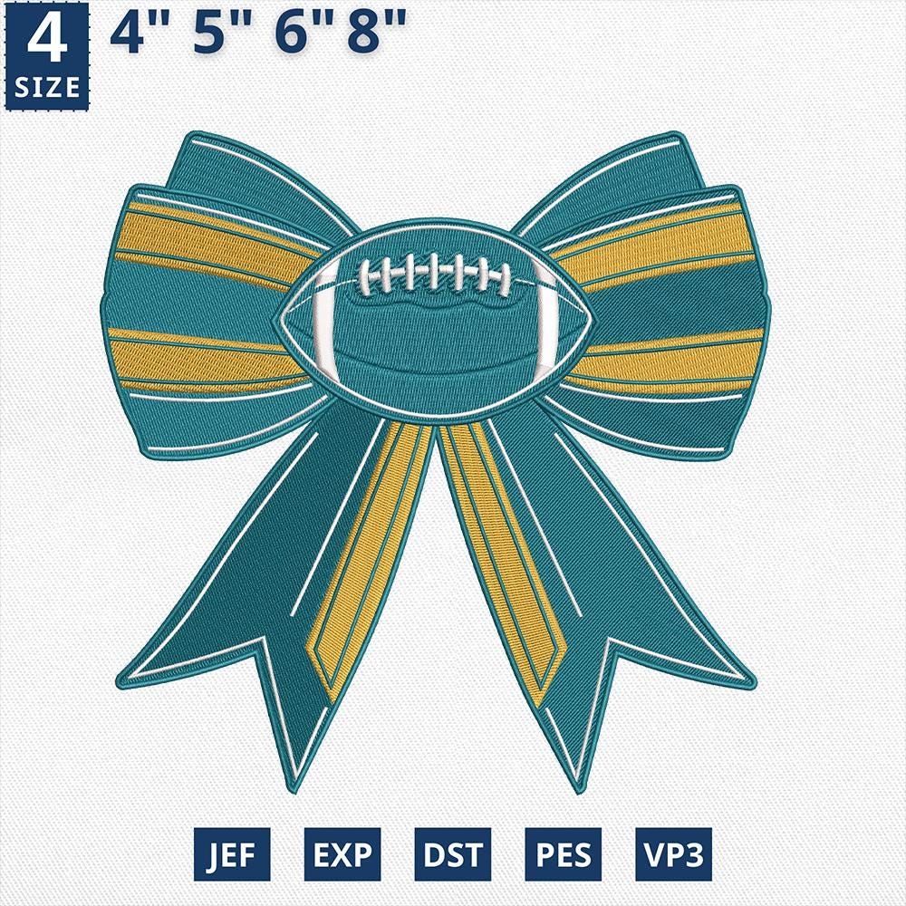 Jacksonville Football Embroidery Design Machine File Download