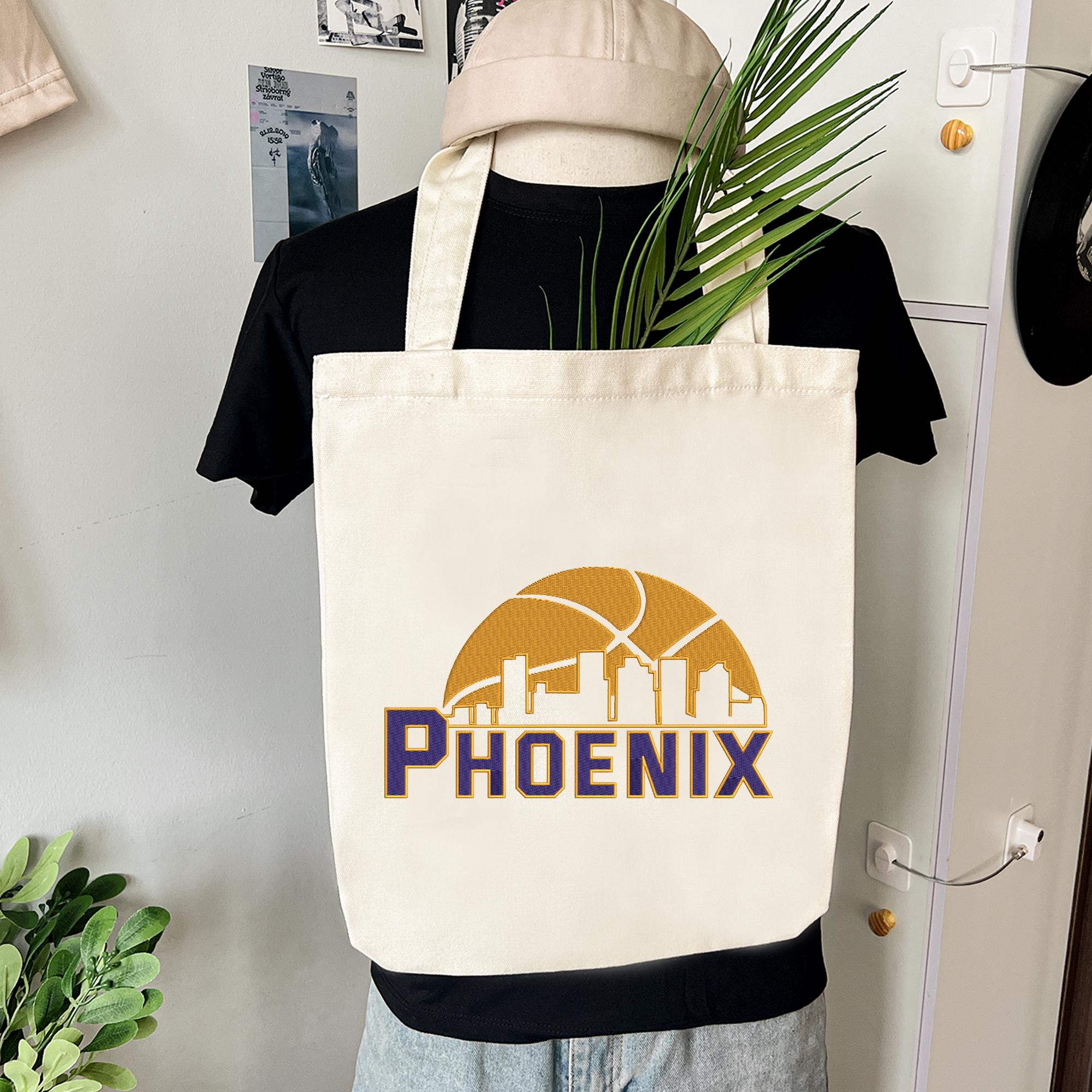 Phoenix Basketball Embroidery Design Team Machine File
