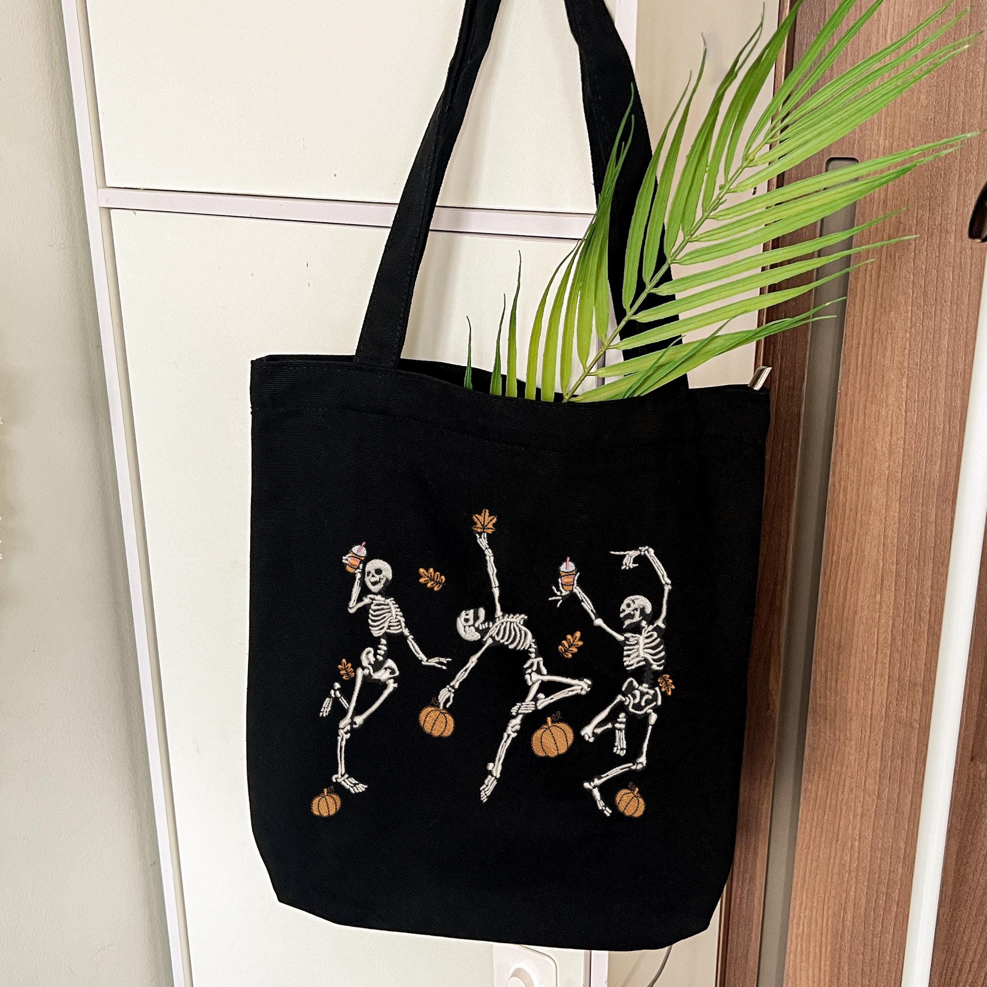 Halloween Skeleton Embroidery Design Spooky Season File