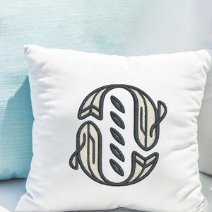 Jesus Fish Embroidery Pattern - PES DST EXP VP3 JEF Files - ThredViora