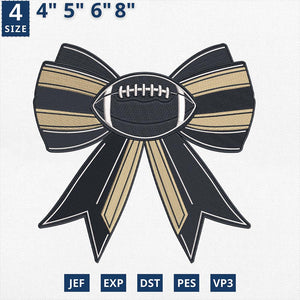 New Orleans Football Embroidery Design Machine File Download