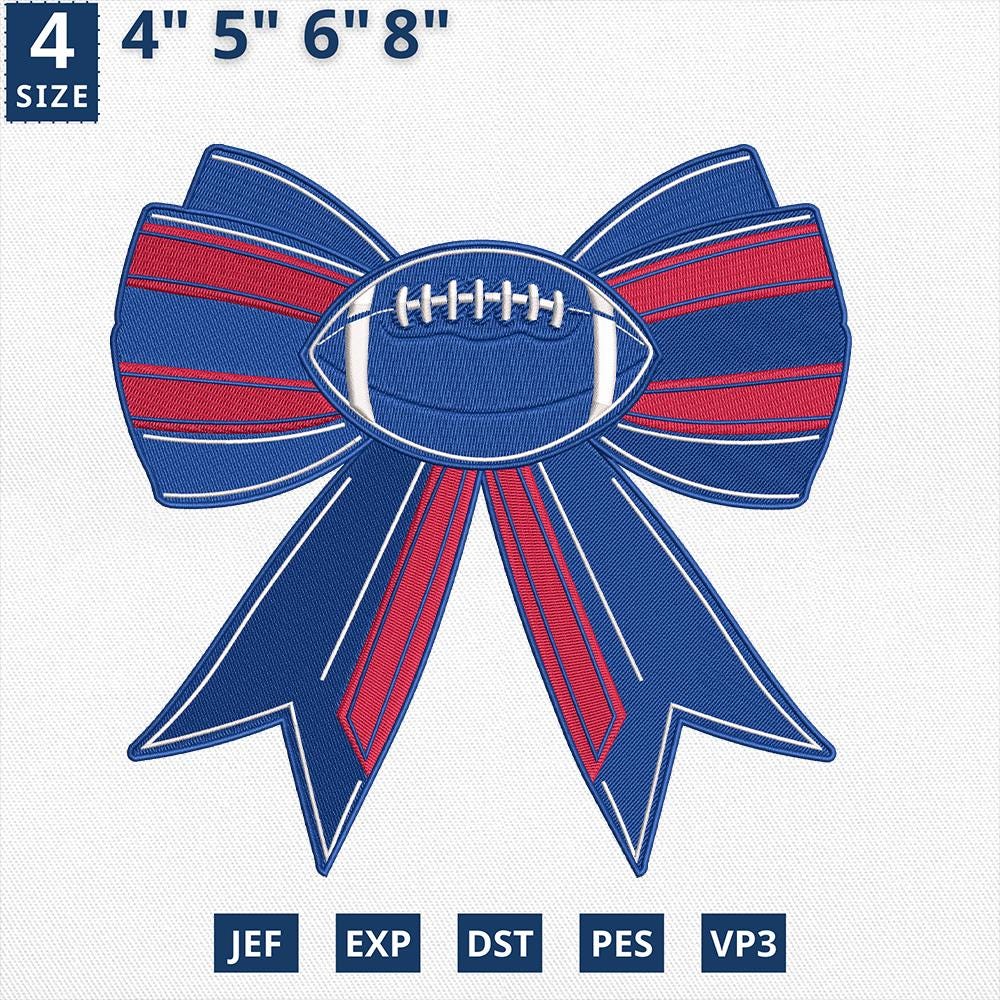 Buffalo Football Embroidery Design Machine File Download