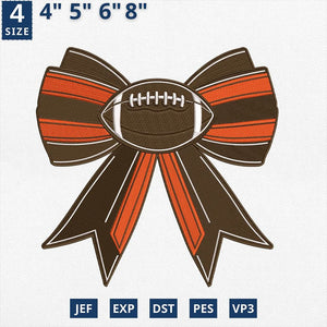 Cleveland Football Embroidery Design Machine File Download