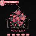 Praying Mama Christian Embroidery Design - PES DST EXP JEF VP3 - ThredViora