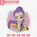 Rumi Demon Hunter Embroidery Pattern Files
